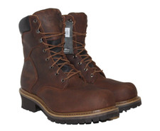 Chippewa Boots 8" Logger Boots 55025 Hador Steel Toe 400g Insulated Mens 11 XW