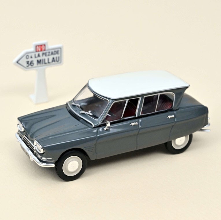 Citroën - Ami 6 Break 1969 - Norev Micro HO - 1/87 - Autos Miniatures