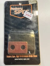 FACTORY SPEC FS-412 MECHANICAL FOOT BRAKE PADS ARCTIC CAT 2X4 4X4 98-05
