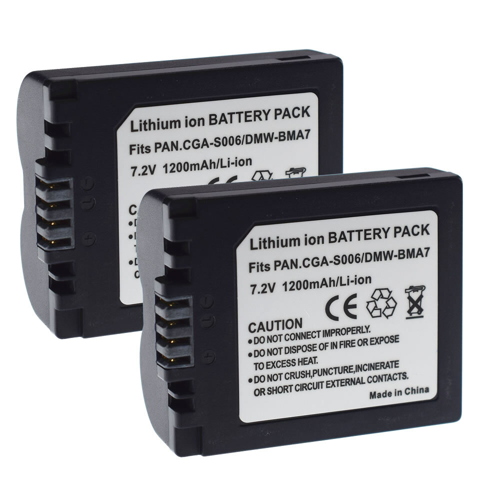 1500mAh Li-Ion Akku – Kompatibel Mit Panasonic Lumix DMC-FZ7, FZ8, FZ18, FZ30, FZ50 U.a.