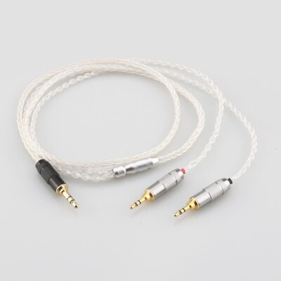 3.5mm Stereo to Dual 2.5mm Stereo Jack Male OCC Copper Headphone Upgrade Cable