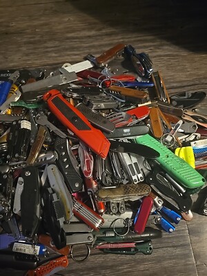 Tsa Confiscated Pocket Knives/multitools Lot