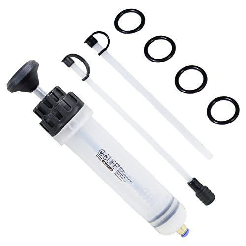 CCLIFE Siringa di Aspirazione dell' Olio 200cc 500cc, Pompa Manuale a siri