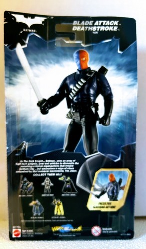 DC Batman Dark Knight Movie Blade Attack Deathstroke Figure - Brand New Unopened - Picture 2 of 6