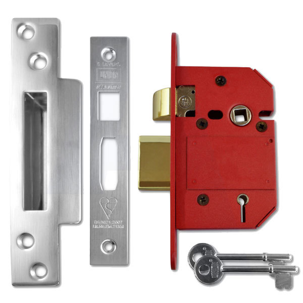UNION StrongBOLT 2200S BS 5 Lever Mortice Sashlock Satin Chrome 68mm Box UNNJ22 - Image 5