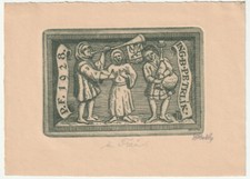 KAREL VOTLUCKA: Neujahrsgraphik P. F. 1928, f�r B. Petrlik