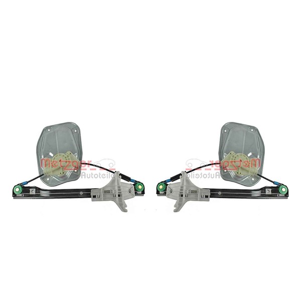 Metzger 2X Fensterheber Elektrisch Hinterachse Links Rechts FüR VW Golf V 1K1-image