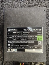 Enermax Revolution85+ 850W MODULAR 80 Plus ATX Power Supply ERV850EWT