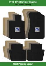 Lloyd Ultimat Front & Rear Mats for '90-93 Chrysler Imperial w/Blue M-Mopar