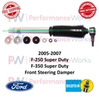 Bilstein B8 5100 Front Steering Stabilizer Damper For 05-07 F-250 & F-350 SD 4WD