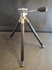 Vintage Small 10.5" JUPLEN Camera TRIPOD Brass Legs Extends To 39" Japan