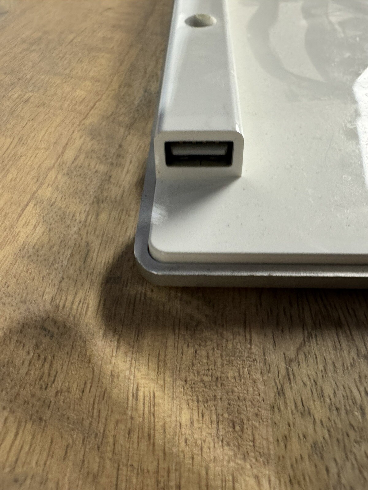 Apple A1243 USB Wired Aluminum Keyboard for office / electronics computer works