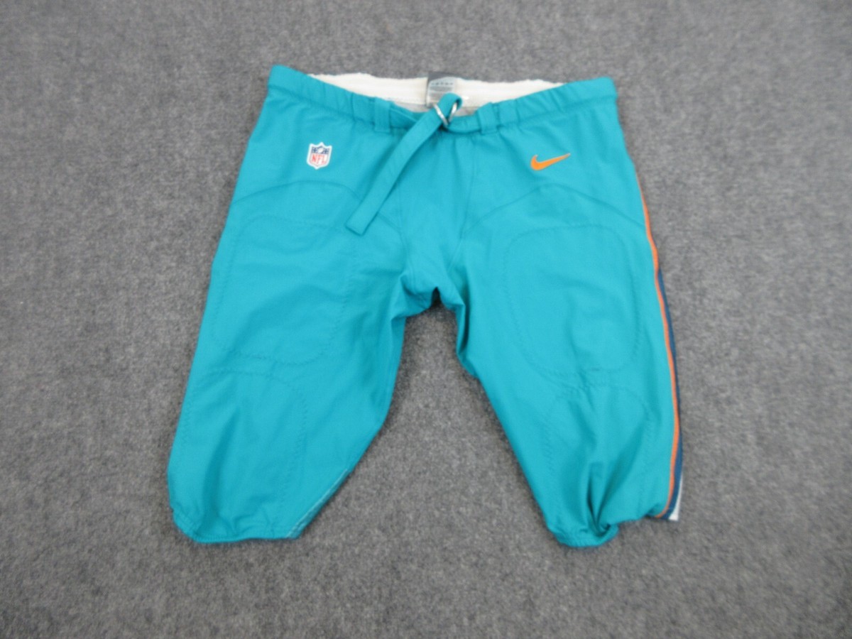 Miami Dolphins Shorts Mens 46 Green Player Issued On Field NFL Football Nike