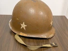 Vintage WWII US Army M1 Steel Helmet Military Combat Helmet Fixed Bale Style