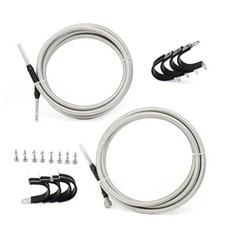 Flexible Stainless Steel Braided Fuel Line Fit For Chevrolet/Chevy Silverado