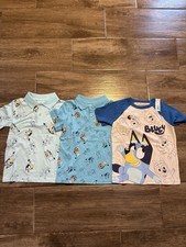 Boys Size 4T Bluey Shirts Set Of 3 NWT