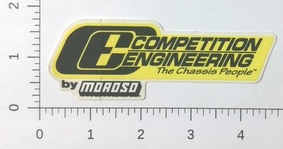 Competition Engineering Moroso The Chassis People Drag Racing Car Sticker Decal