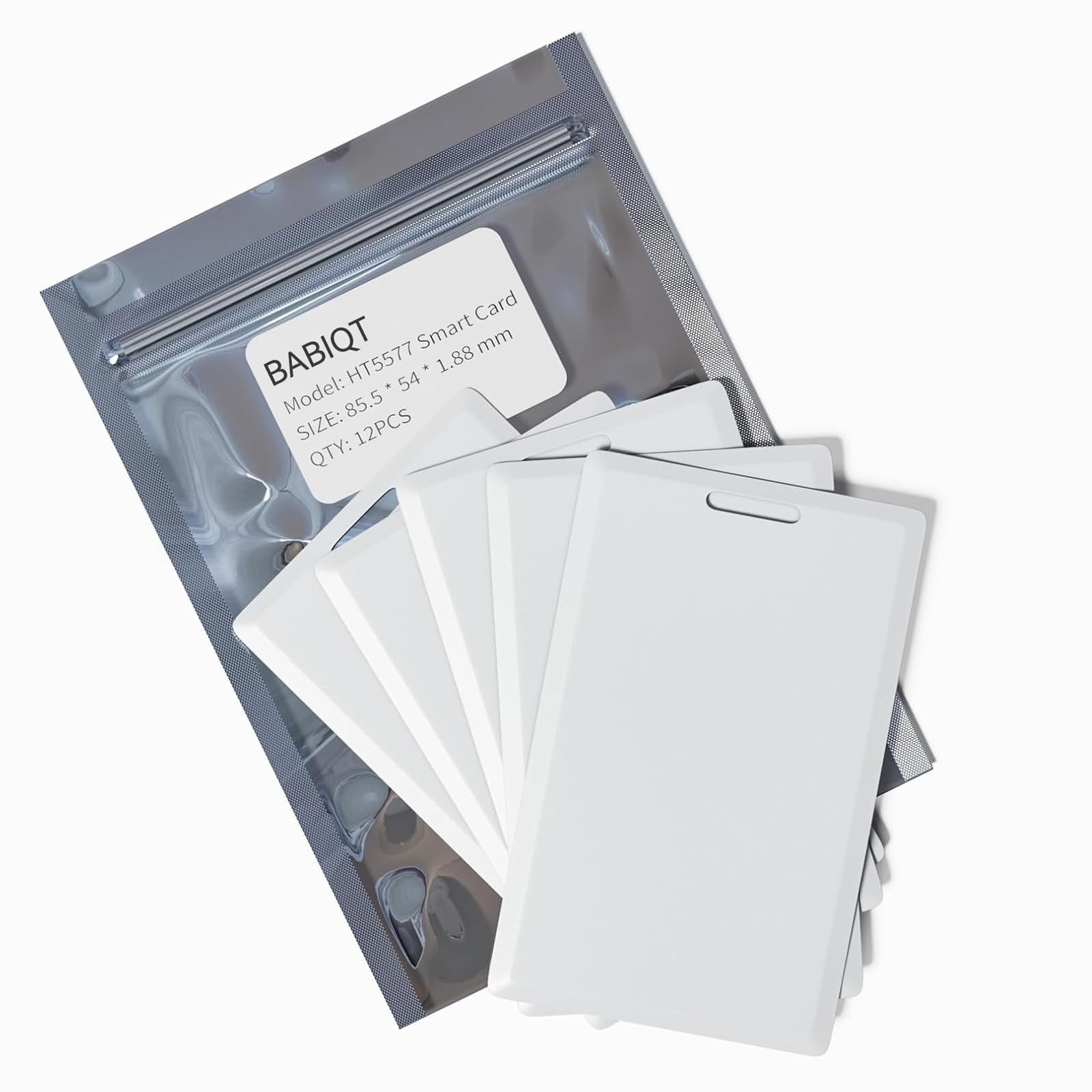 12 PCS T5577 Thick Smart Cards, Contactless 125khz RFID Rewritable Proximity ...