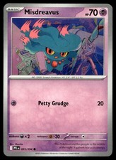 Misdreavus 035/094 Common Phantasmal Flames Pokemon Near Mint