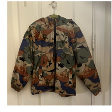 Carter's Boys Dinosaur Print Hooded Water Resistant Rain Coat Jacket 4T