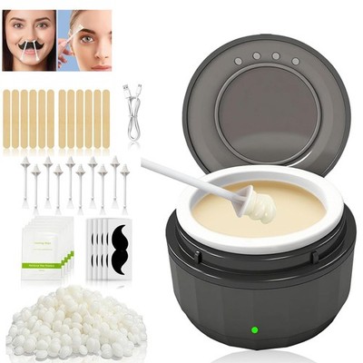 Nose Wax & Ear Hair Removal Kit USB Rapid Heating For Men and Women W/50g Wax