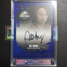 Jurassic World BD Wong Autograph Henry Wu 122013