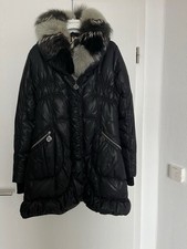 Sportalm Daunenmantel schwarz Größe 36 mit Abnehmbarern Pelzkragen