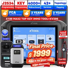 2026 XTOOL X100 MAX2 +KC501 Auto IMMO Key Pro...