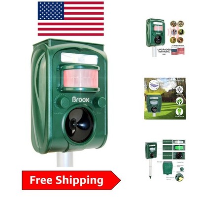 Comprehensive Ultrasonic Animal Deterrent: Protects Your Garden Effortlessly