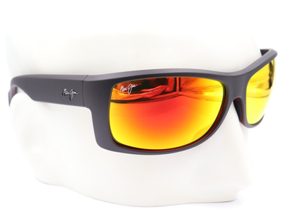 New Maui Jim Hawaii Lava EQUATOR Black/Red Sunglasses MJ0848S-003