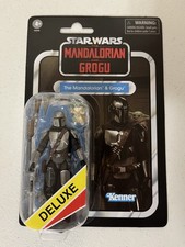 Star Wars TVC Mando And Grogu Deluxe Figure The Mandalorian