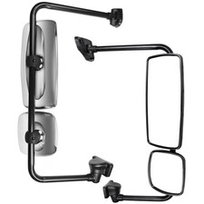 Pair Chrome Mirrors Heated Warm For 2003-2016 Freightliner M2 Leftright Side Pair Chrome Mirrors Heated Warm For 2003-2016 Freightliner M2 Leftright Side