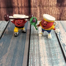 Vintage Kool Aid Man Promotional PVC Mini Figure Kraft General Foods 90s 2" Lot