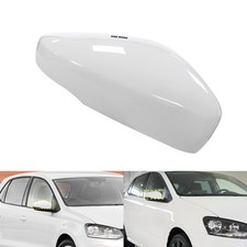 Rechts Weiß Glänzend Außenspiegelkappen Für VW Polo 6R/6C 3-tür und 5-tür 09-17