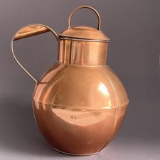 Guernsey Can Kupfer Kanne  Handgetrieben Rogers-Davis Kunsthandwerk Milchkanne