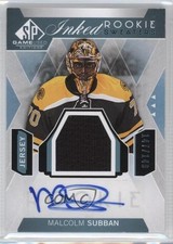 2015 SP Game-Used Inked Rookie Sweaters 147/149 Malcolm Subban #IRS-SU Auto 2a8