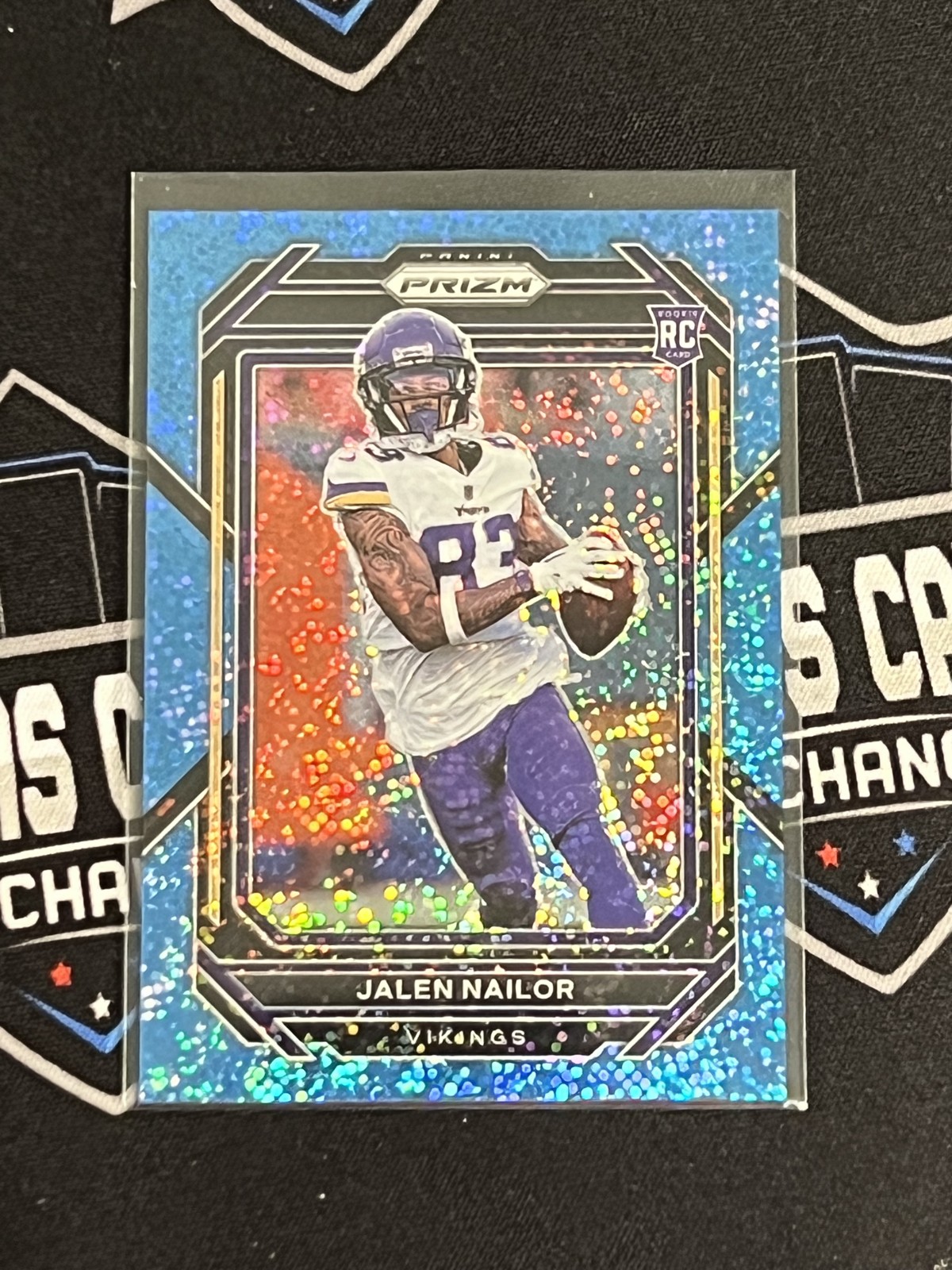 Jalen Nailor Panini Prizm #358 Blue Sparkle