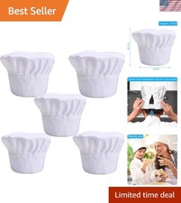 Elegant Adjustable Chef Hat – Perfect for Culinary Enthusiasts & Gifting