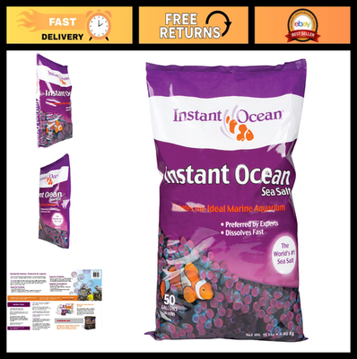 #ad #ad Premium Sea Salt for Marine Aquariums 50 Gallons Fast Dissolving Formula $44.99