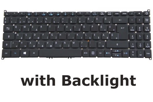 Backlit Hungarian Keyboard for Acer Aspire 5 A515-52 A515-52G N18C1