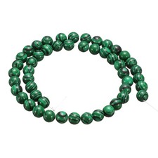 50pcs Malachite Natural Stone Beads 6mm Round Loose Bead