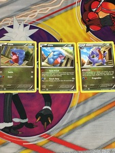 D974 POKEMON TCG DRAGONS EXALTED GIBLE 86 87 GABITE 89 LP