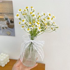 Small White Daisy Flowers Artificial,2 Bouquet/12Pcs 10 Inch Fake Daisies
