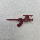 Vtg Rock Lords Boulder RIFLE gun power sword 1985 Rocklords red weapon accessory