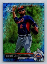 2017 Bowman Chrome #BCP179 Desmond Lindsay Prospects Blue Shimmer #/150