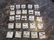 New NAPIER Fashion Jewelry Earring Lot Napier Pierced Earrings 25 Pair/Set Lot 1