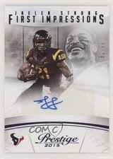 2015 Panini Prestige First Impressions /99 Jaelen Strong #FI-JS Rookie Auto RC