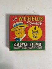 Vintage 8MM Film Black White W.C. Fields Comedy A Laugh Riot Castle Fims