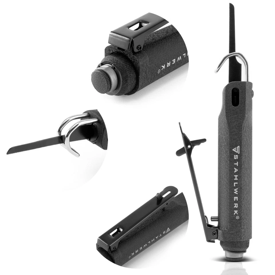 STAHLWERK Compressed Air Sabre Saw Cuts Metal Sheets Plastics Wood - Image 2 of 4