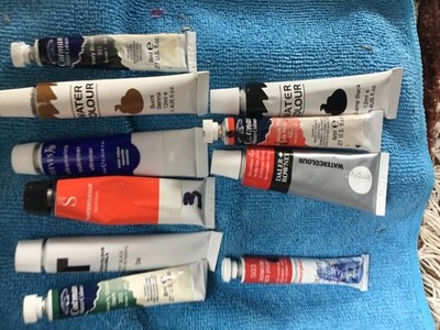aquarellfarben konvolut